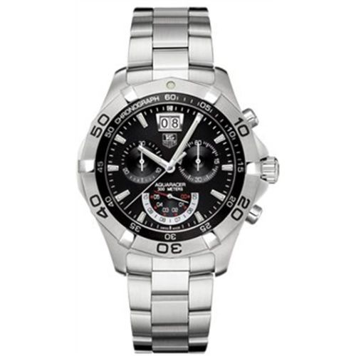 TAG Heuer Aquaracer 300M Quartz Chronograph 43 Stainless Steel / Black / Bracelet